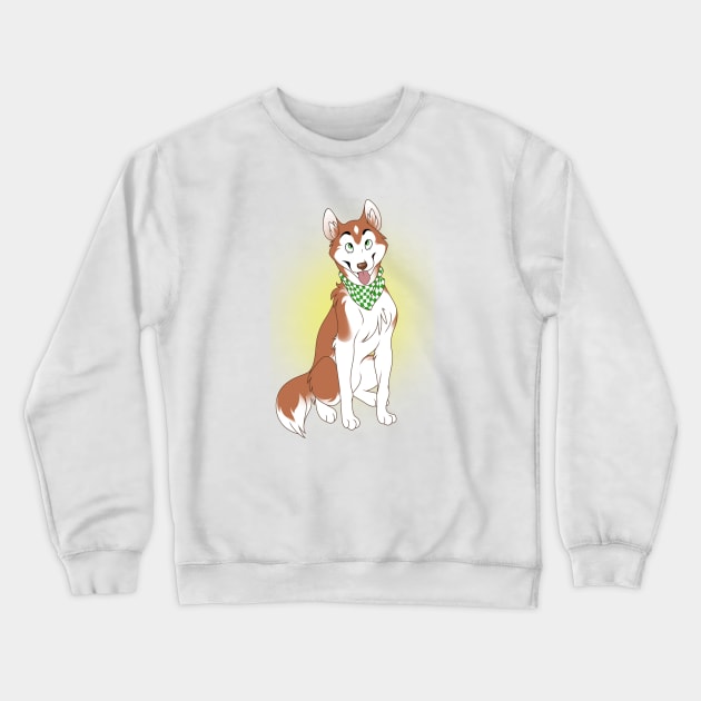 Siberian Husky Crewneck Sweatshirt by mariamar